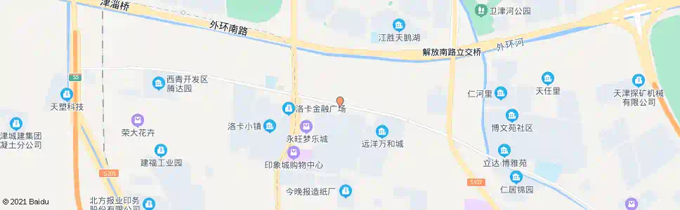 天津梅江康城_公交站地图_天津公交_妙搜公交查询2025