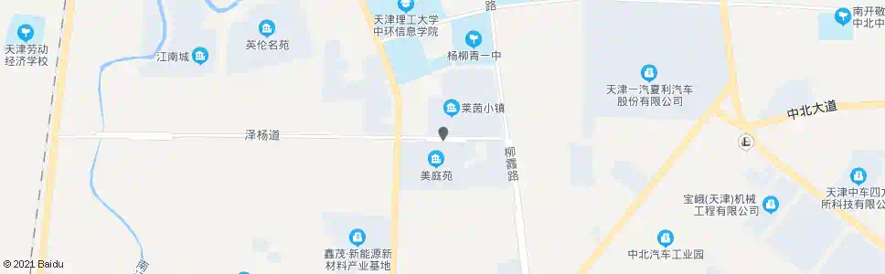 天津莱茵小镇_公交站地图_天津公交_妙搜公交查询2025
