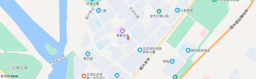 天津季景华庭_公交站地图_天津公交_妙搜公交查询2025