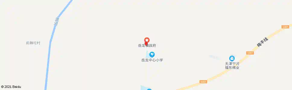 天津岳龙镇政府_公交站地图_天津公交_妙搜公交查询2025