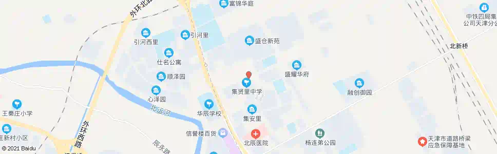 天津集贤道_公交站地图_天津公交_妙搜公交查询2025