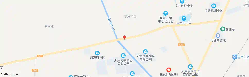 天津东黄辛庄_公交站地图_天津公交_妙搜公交查询2025