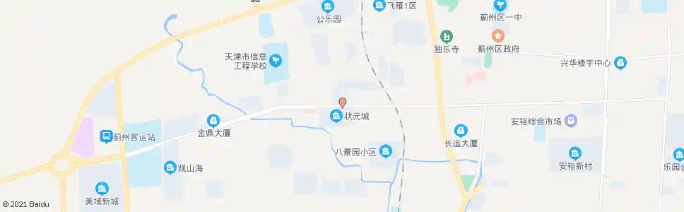 天津鸿雁里南口_公交站地图_天津公交_妙搜公交查询2025
