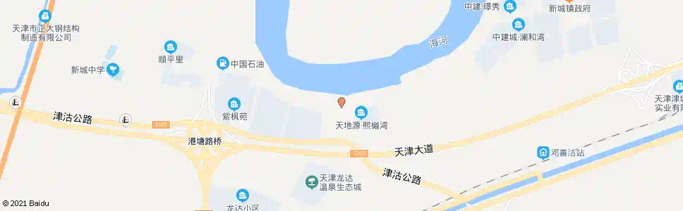 天津黄圈村委会_公交站地图_天津公交_妙搜公交查询2025