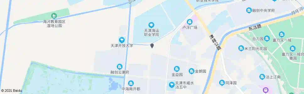 天津海河教育园二号公交站_公交站地图_天津公交_妙搜公交查询2025