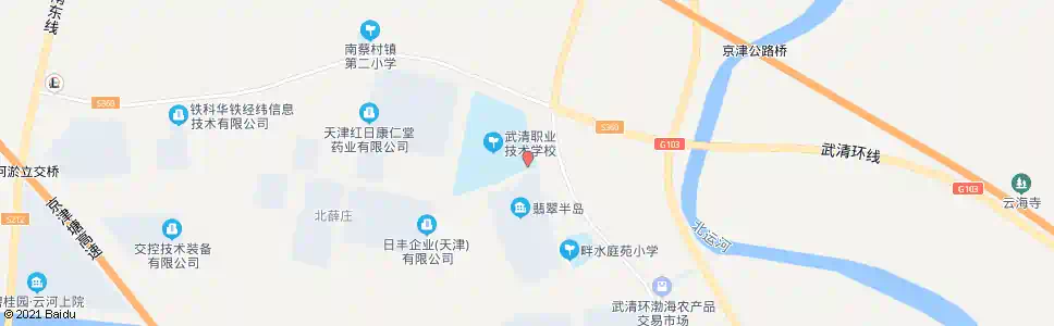 天津武清区委党校_公交站地图_天津公交_妙搜公交查询2025