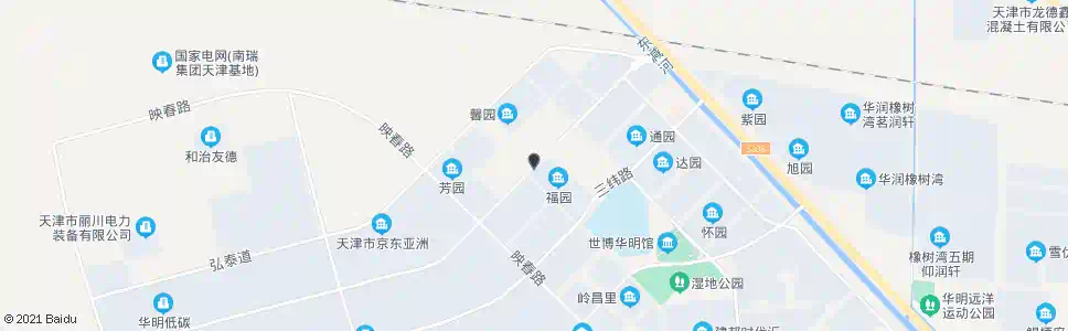 天津香园_公交站地图_天津公交_妙搜公交查询2025