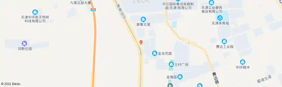 天津泉集南里_公交站地图_天津公交_妙搜公交查询2025