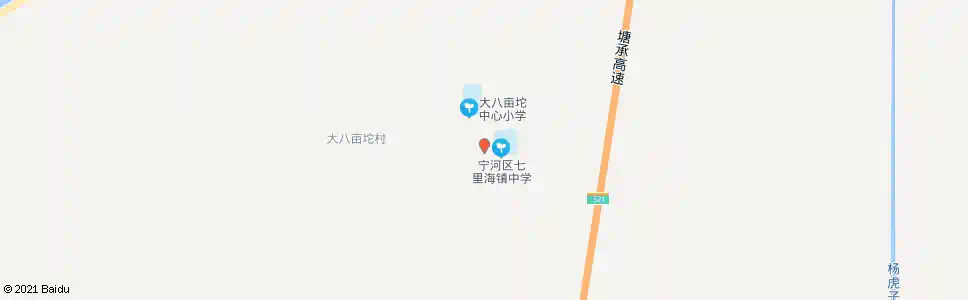 天津大八亩坨村_公交站地图_天津公交_妙搜公交查询2025