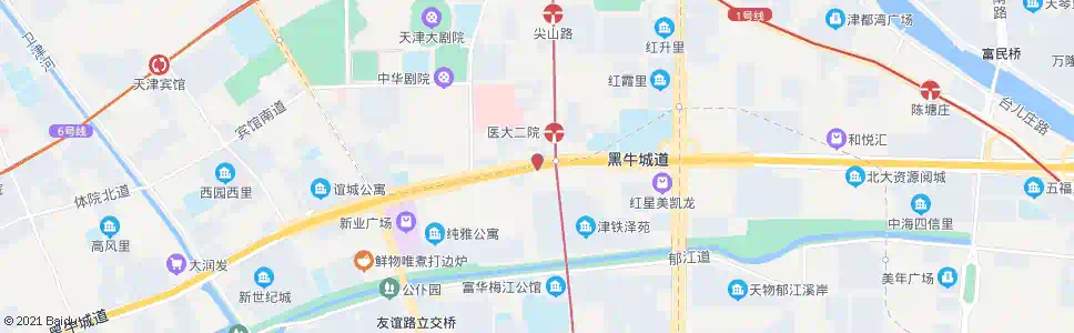 天津平江南里_公交站地图_天津公交_妙搜公交查询2025