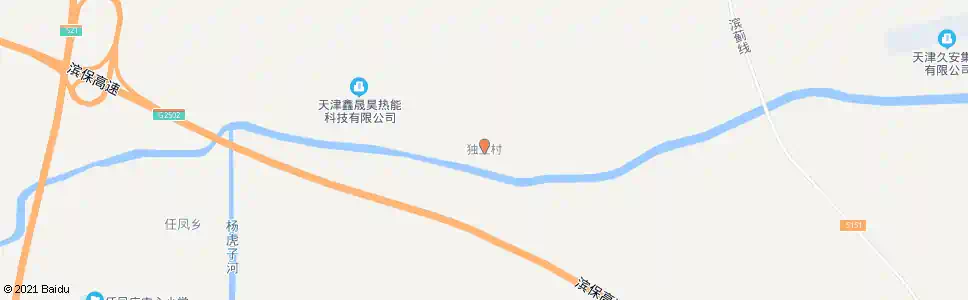 天津独立村_公交站地图_天津公交_妙搜公交查询2025