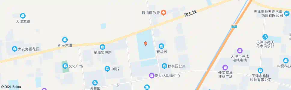 天津静海一中(地纬路)_公交站地图_天津公交_妙搜公交查询2025