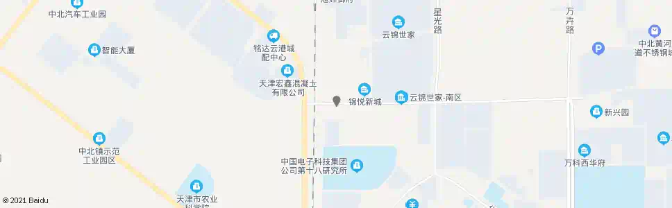 天津海泰北道_公交站地图_天津公交_妙搜公交查询2025