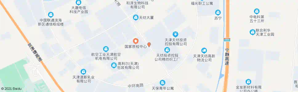 天津纺织园南站_公交站地图_天津公交_妙搜公交查询2025