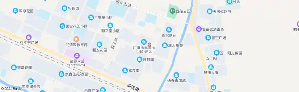 天津广厦南里东区东门_公交站地图_天津公交_妙搜公交查询2025