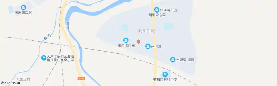 天津西山北头一村_公交站地图_天津公交_妙搜公交查询2025