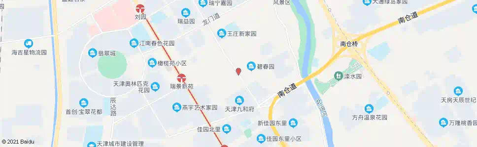 天津连环道_公交站地图_天津公交_妙搜公交查询2025