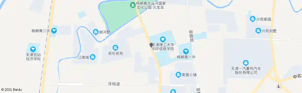天津中环学院_公交站地图_天津公交_妙搜公交查询2025
