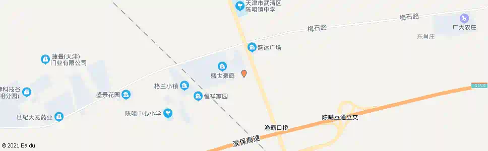 天津陈咀_公交站地图_天津公交_妙搜公交查询2025