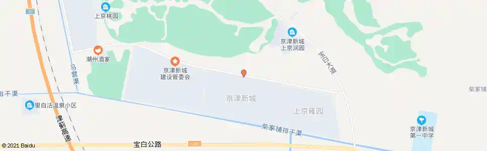 天津上京康园_公交站地图_天津公交_妙搜公交查询2025