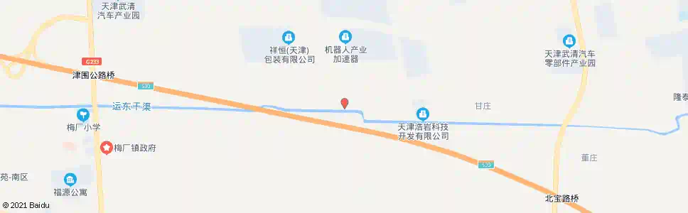 天津东陈庄_公交站地图_天津公交_妙搜公交查询2025