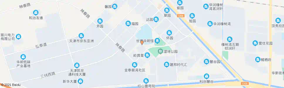 天津华明三纬路_公交站地图_天津公交_妙搜公交查询2025