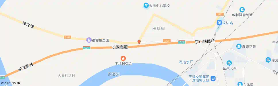 天津下坞村_公交站地图_天津公交_妙搜公交查询2025