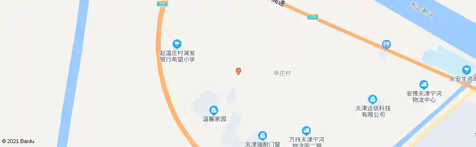 天津赵温村_公交站地图_天津公交_妙搜公交查询2025