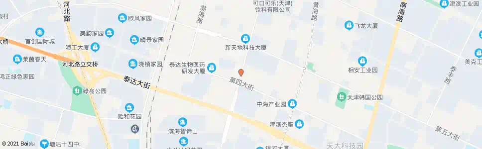 天津洞庭路四大街_公交站地图_天津公交_妙搜公交查询2025