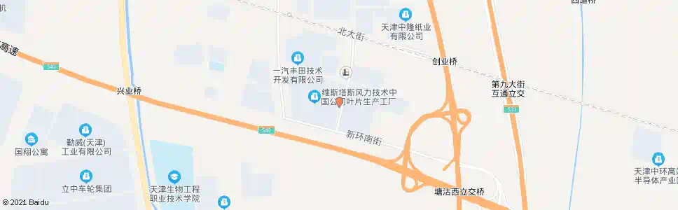 天津维斯塔斯_公交站地图_天津公交_妙搜公交查询2025