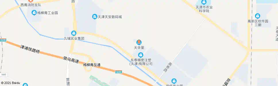 天津天华里_公交站地图_天津公交_妙搜公交查询2025