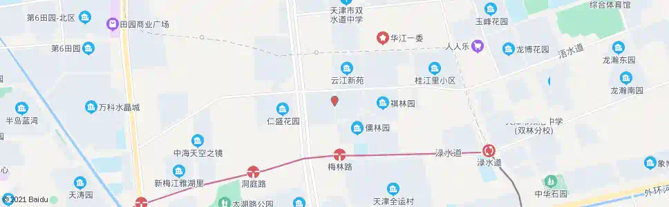 天津梅林路浯水道_公交站地图_天津公交_妙搜公交查询2025