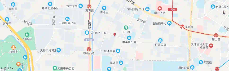 天津风荷园_公交站地图_天津公交_妙搜公交查询2025