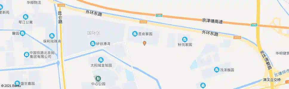 天津昆俞家园南门_公交站地图_天津公交_妙搜公交查询2025