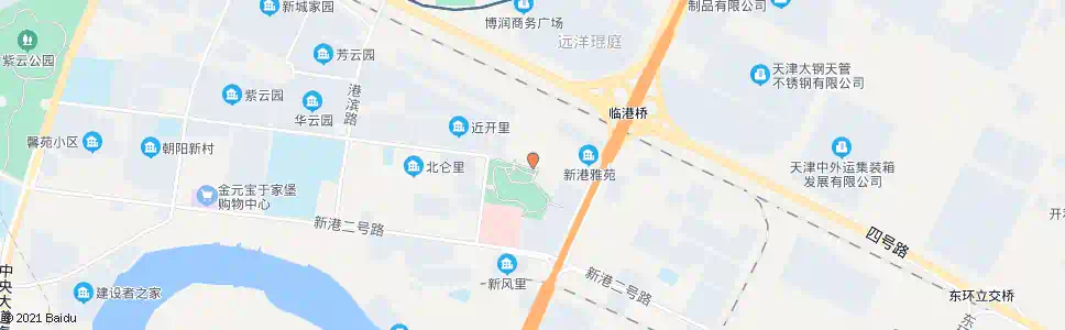 天津新港供热站_公交站地图_天津公交_妙搜公交查询2025