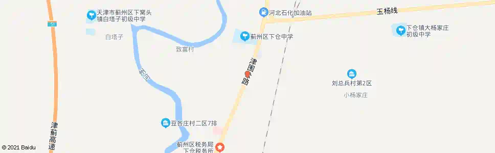 天津下仓氧气厂_公交站地图_天津公交_妙搜公交查询2025
