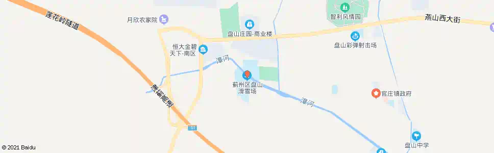 天津盘山滑雪场_公交站地图_天津公交_妙搜公交查询2025