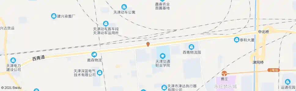 天津曹庄子_公交站地图_天津公交_妙搜公交查询2025