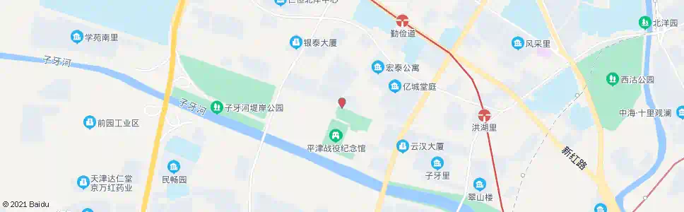 天津集平里_公交站地图_天津公交_妙搜公交查询2025