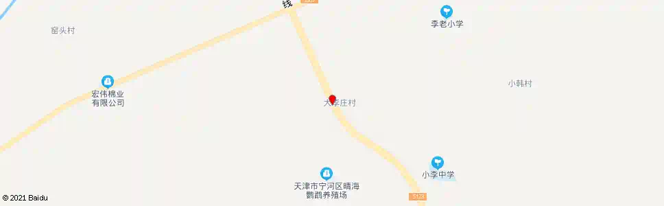 天津大李庄_公交站地图_天津公交_妙搜公交查询2025