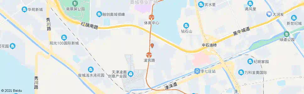 天津康景园_公交站地图_天津公交_妙搜公交查询2025