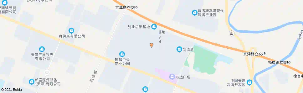 天津创业总部基地_公交站地图_天津公交_妙搜公交查询2025