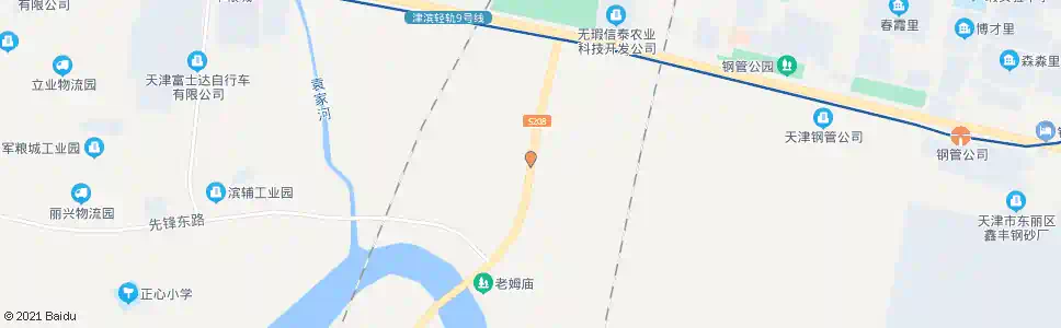 天津汉港路官房_公交站地图_天津公交_妙搜公交查询2025