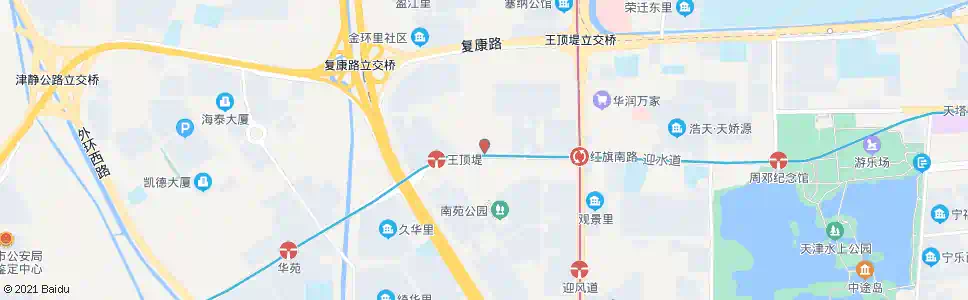 天津迎水北里(迎水道)_公交站地图_天津公交_妙搜公交查询2025