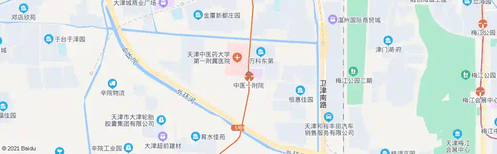 天津中医一附院_公交站地图_天津公交_妙搜公交查询2025