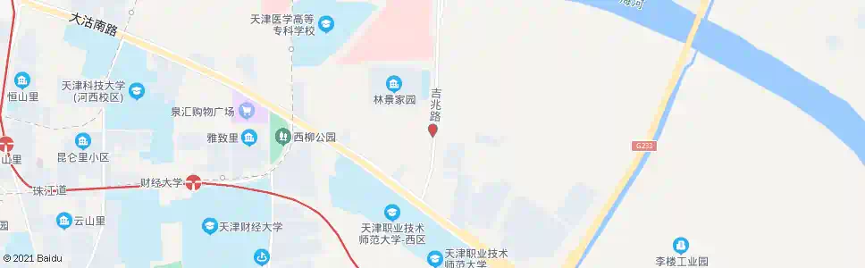 天津吉兆路_公交站地图_天津公交_妙搜公交查询2025
