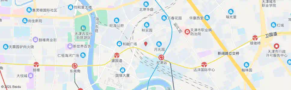 天津汇和家园_公交站地图_天津公交_妙搜公交查询2025