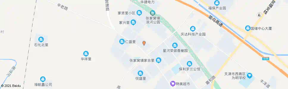 天津吉庆道_公交站地图_天津公交_妙搜公交查询2025