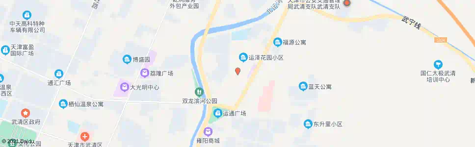 天津运泽花园_公交站地图_天津公交_妙搜公交查询2025