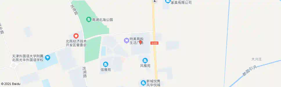 天津喜凤花园_公交站地图_天津公交_妙搜公交查询2025